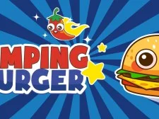 Jumping Burger game background