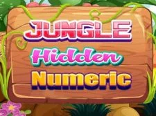 Ukryte liczby w dżungli game background