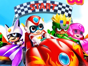 Kart Race 3D game background