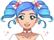 Kawaii Magical Girl Dress Up Game game background