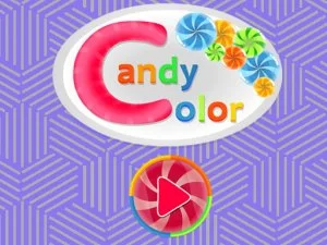 Kinderen kleuren snoep game background