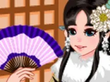 Kimono Cutie Dress Up game background