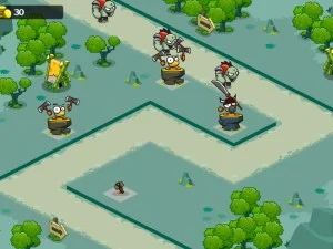 King Bird Tower Defense game background