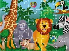 King of Jungle Jigsaw game background