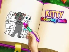 Kitty Coloring Book game background