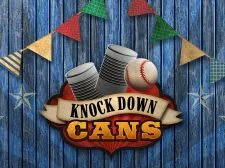 Knock Down Cans game background