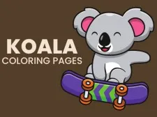 Koala Coloring Pages game background