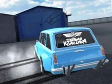 Lada Russian Car Drift game background