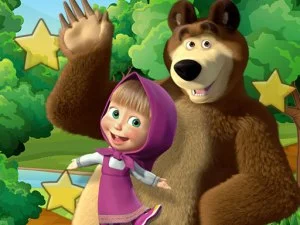 Little Girl and the Bear Hidden Stars game background