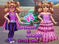 Little Girl Superhero Vs Princess game background