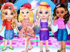 Little Princesses Fashion Competition game background