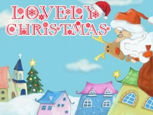 Lovely Christmas Puzzle game background