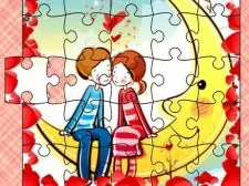 Loving Couple Jigsaw game background