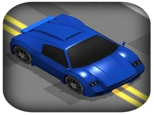 Low Poly Car Racing Game game background
