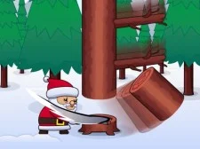 Lumberjack Santa Claus game background