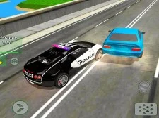 Mad Cop Police Car Race :Police Car vs Gangster Escape game background