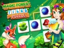 Magic Forest Tiles Puzzle game background