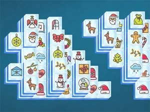 Mahjong Christmas game background