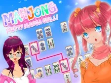 Mahjong Pretty Manga Girls game background