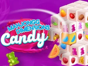 Mahjongg Dimensions Candy 640 seconds game background