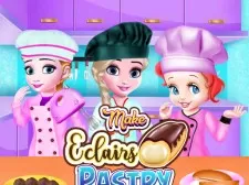 Make Eclairs Pastry game background