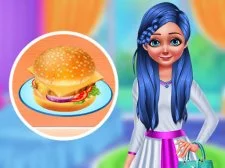 Making Homemade Veg Burger game background
