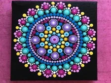 Mandala Coloring game background