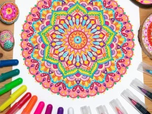 Mandala Pages game background