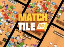 Match Tile 3D game background