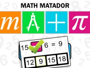 Math Matador game background