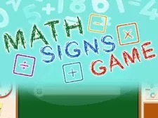 Math Signs Game game background