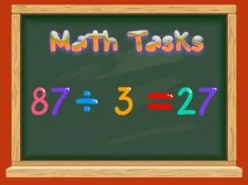 Math Tasks True or False game background