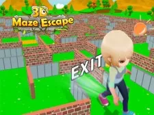Maze Escape 3D game background