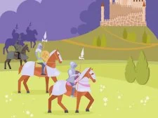 Medieval Knights Match 3 game background