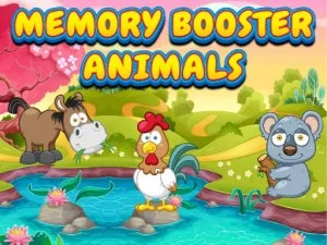 Memory Booster Animals game background