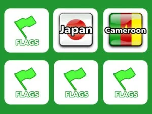 Memory with Flags game background