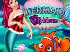 Mermaid Ariel Christmas game background