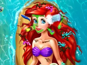 Mermaid Princess Heal and Spa game background