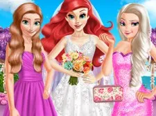 Mermaid Princess Wedding Day game background