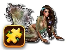 Mermaid Puzzle Challenge game background