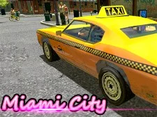 Miami Taxi Driver 3D game background