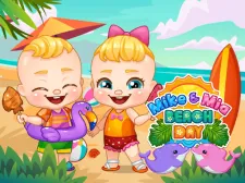 Mike And Mia Beach Day game background