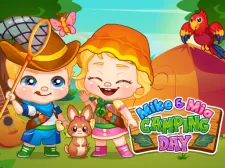 Mike And Mia Camping Day game background