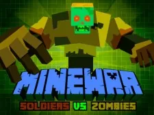 MineWar Soldiers vs Zombies game background