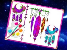 Miraculous Dream Catcher Coloring Book game background