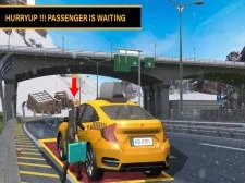 Simulador de serviço de táxi da cidade moderna