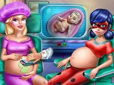 Mommy BFFs Pregnant Check Up game background