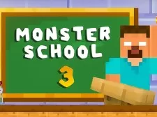 Monster School Challenge 3 game background