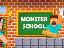 Monster School Challenges game background