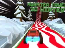 Monster Truck 3D Winter game background